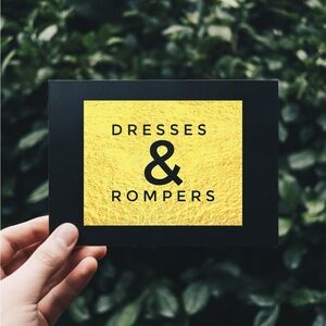 Dresses & Rompers